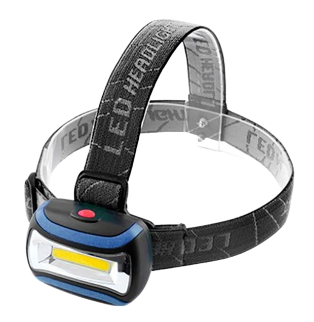 Налобный фонарик BL 2016 COB Синий/Черный (766505)