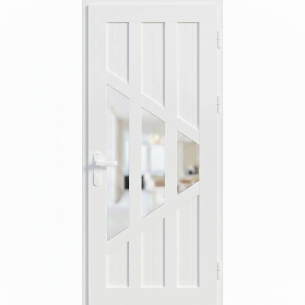 Дверь балконная пластиковая Steko с фурнитурой AXOR 2005х900 мм Белый