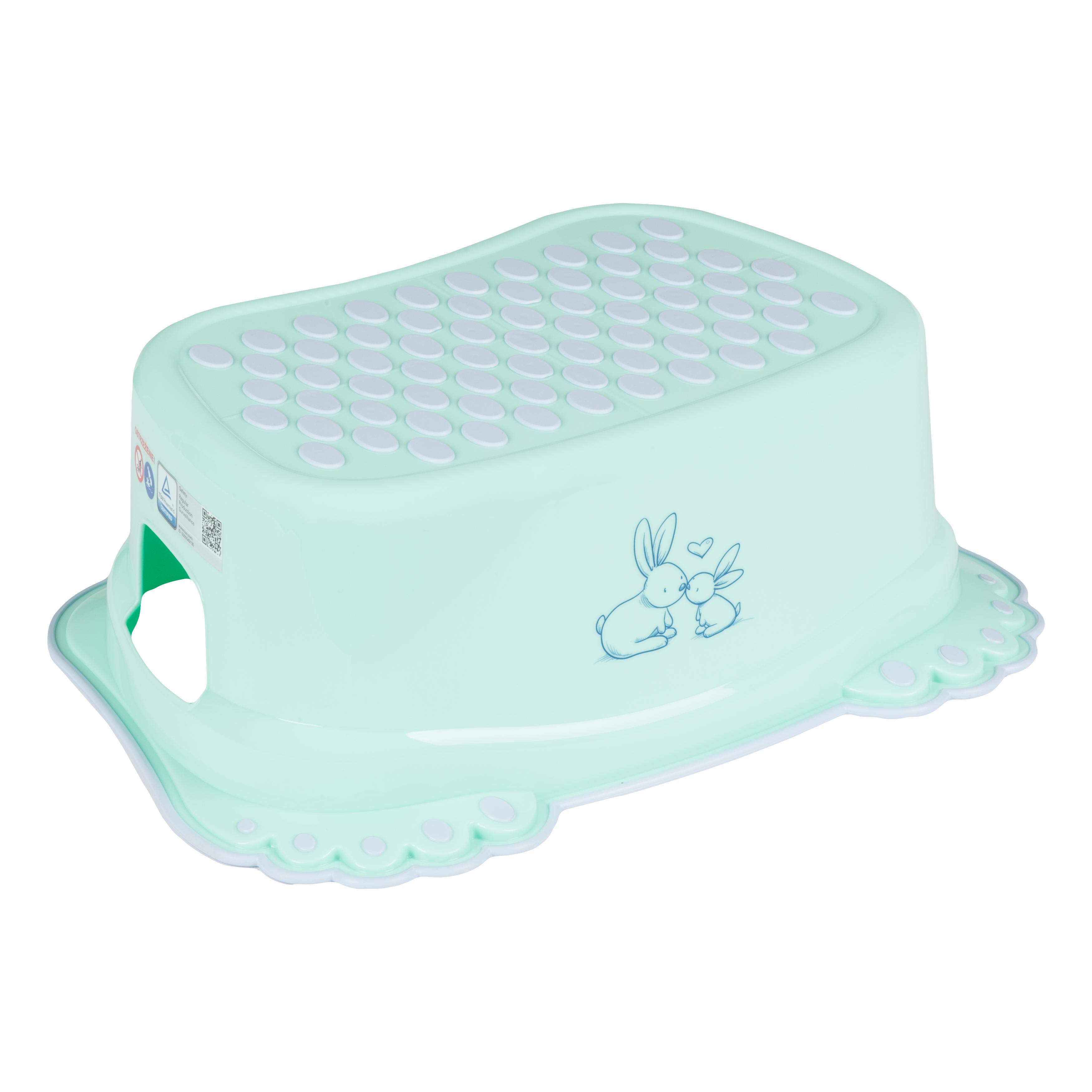 Підставка під ноги наковзана Tega Baby Кролики Бірюзовий (KR-006-105)