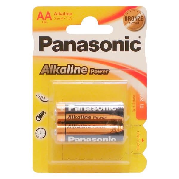Батарейки Panasonic AA Alkaline Power 1,5V 2 шт. (LR6REB/2BP)