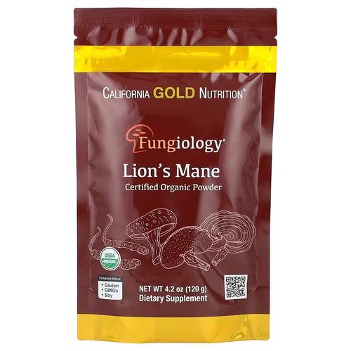 Ежовик гребенчатый/Львиная грива CGN Organic Lion's Mane Powder 120 г (CGN-02385) Ежовик гребенчатый/Львиная грива CGN Organic Lion's Mane Powder 120 г (CGN-02385)