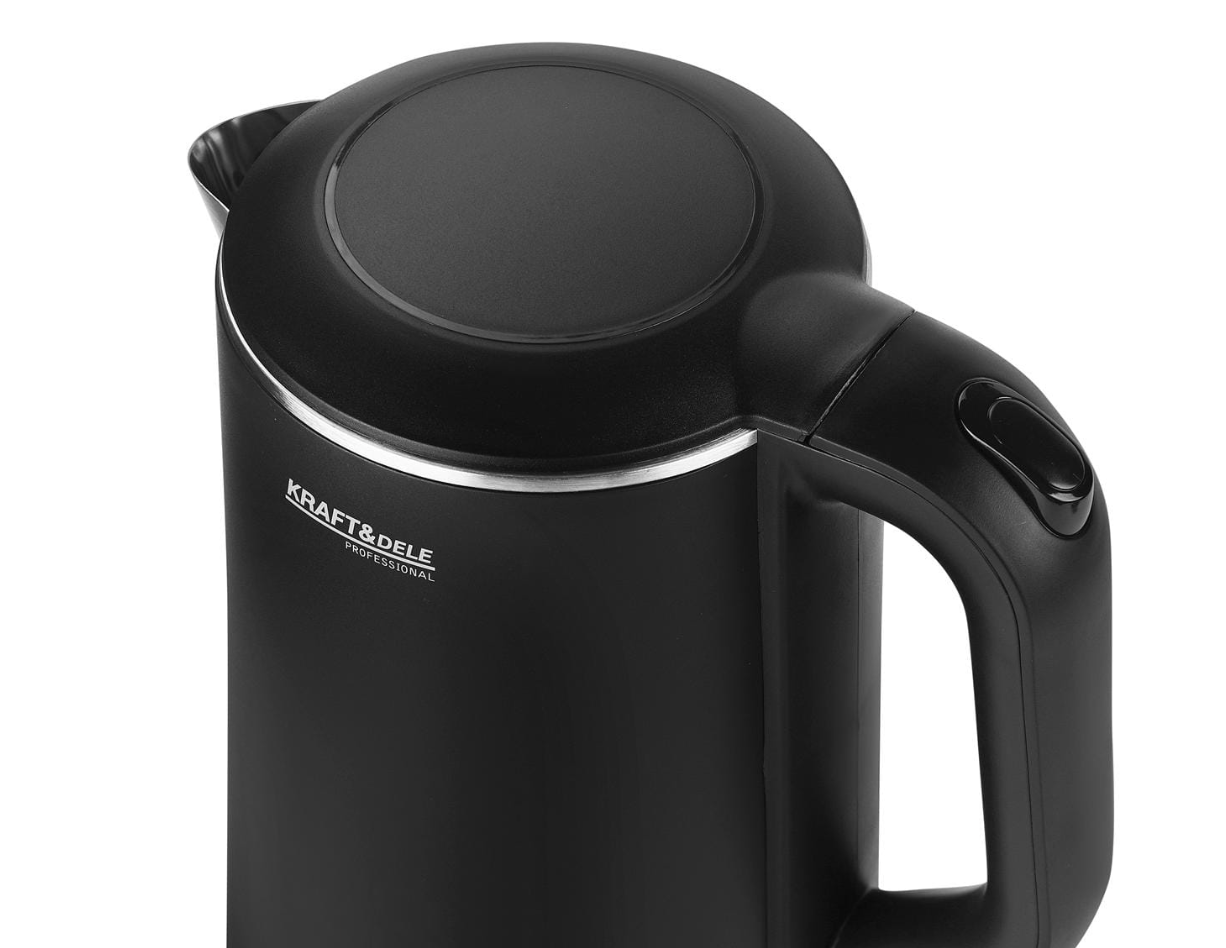Електричний чайник з контролем температури Kraft&Dele KD4105 1,6 л 1500 Вт Чорний (KD4105) - фото 5