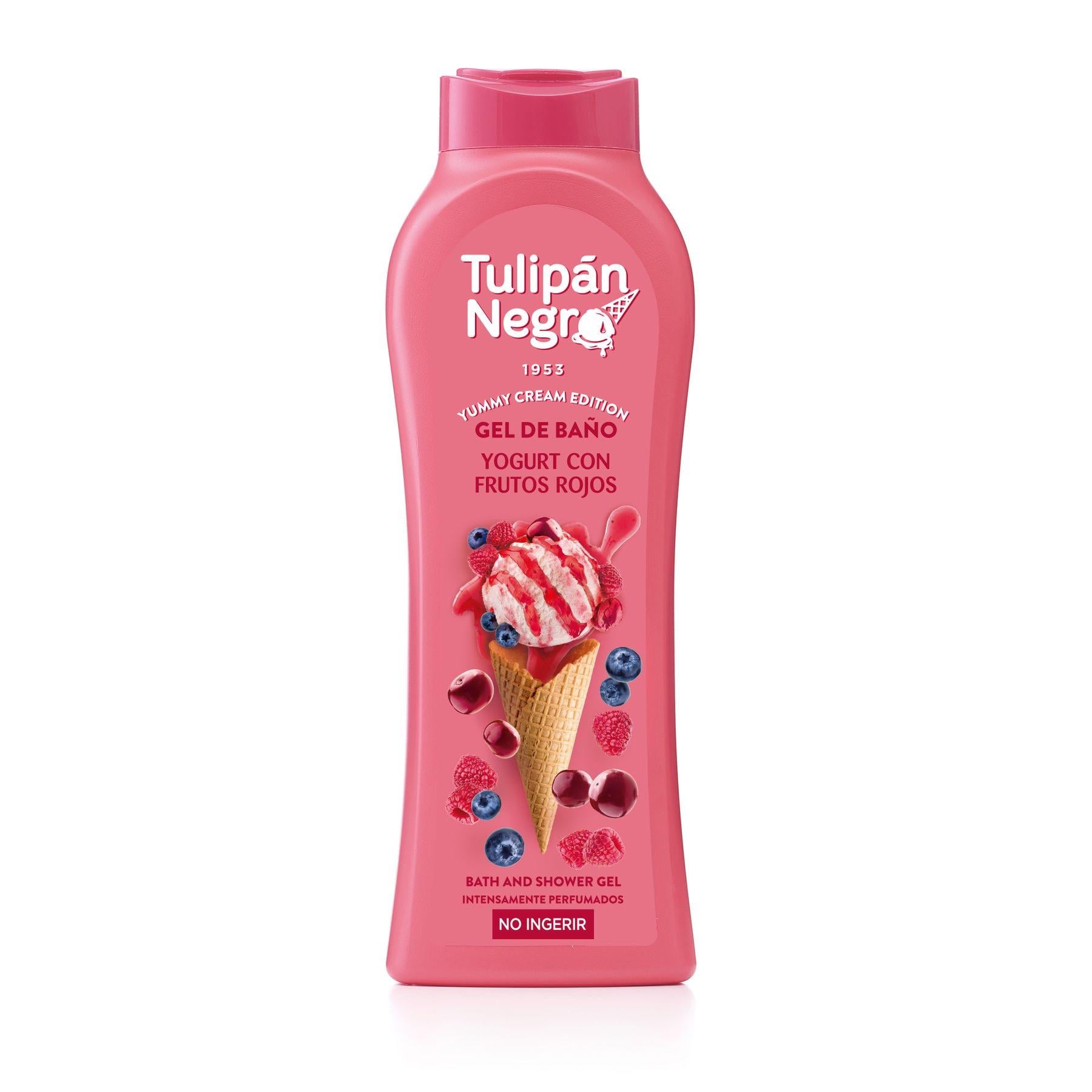 Гель для душа Tulipan Negro Yummy Cream Ягодный йогурт 650 мл (8410751094432)