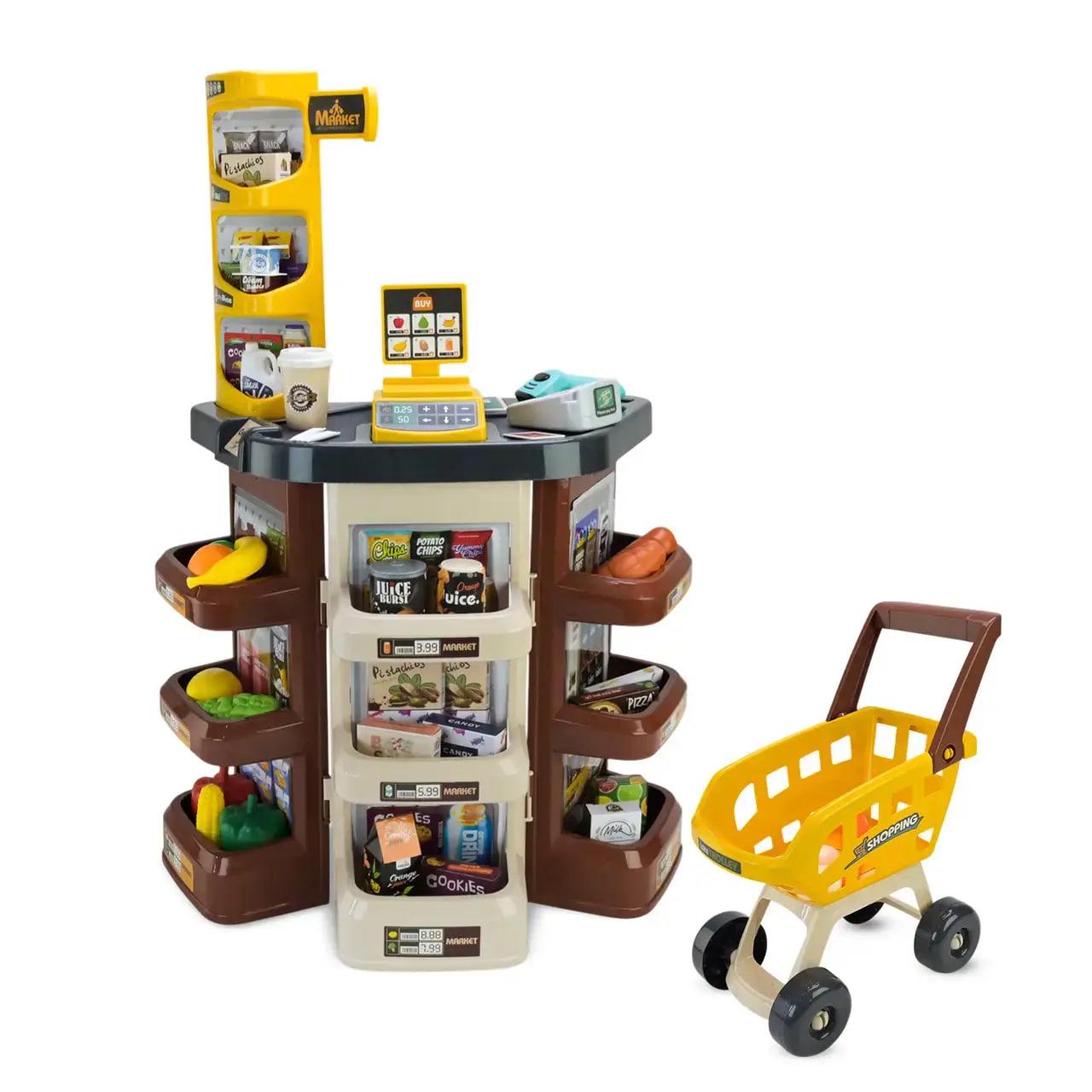Ігровий набір Супермаркет світло/звук 47 елементів (668-77)