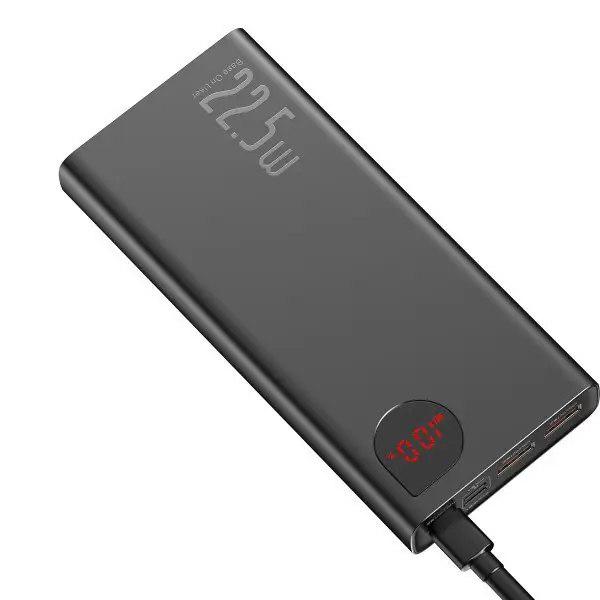 Повербанк BASEUS Adaman Metal 20000 mAh 22,5W з технологією QC3.0+PD3.0 Black - фото 4