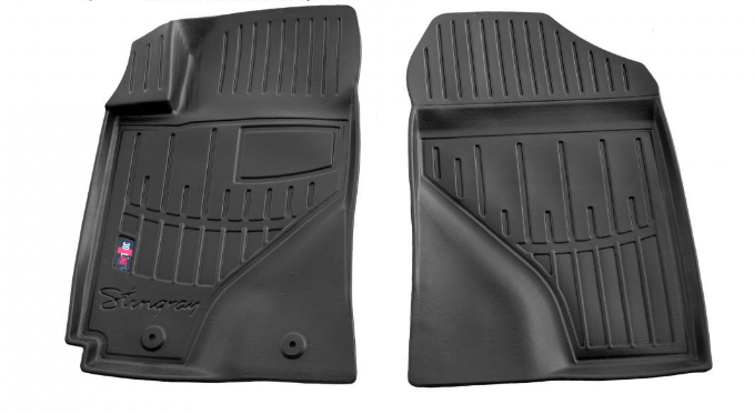 Коврики в салон Stingray для Toyota Corolla Verso ZER/ZZZE 2004-2009 с бортом ТЕП 2 шт. (5022172)