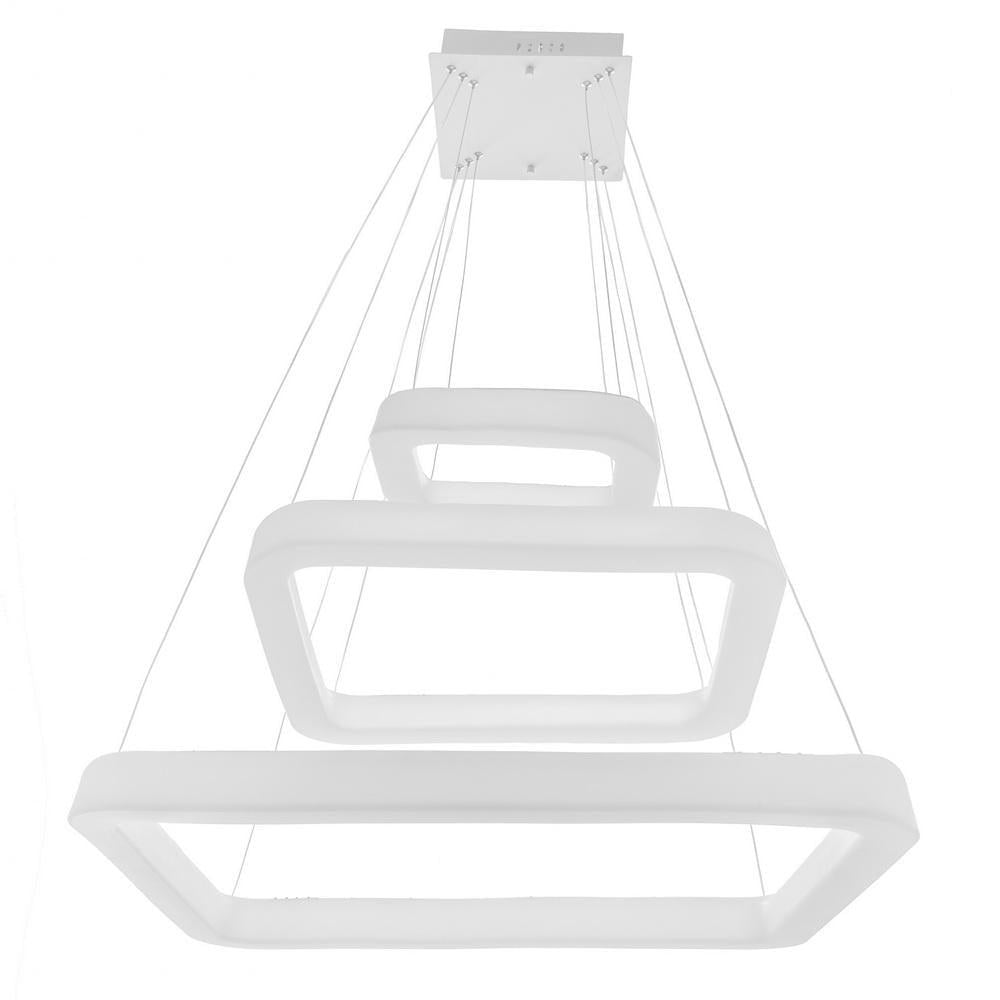 Люстра светодиодная подвесная лофт Brille Br-998S/12 9 W WH на 12 плафонов