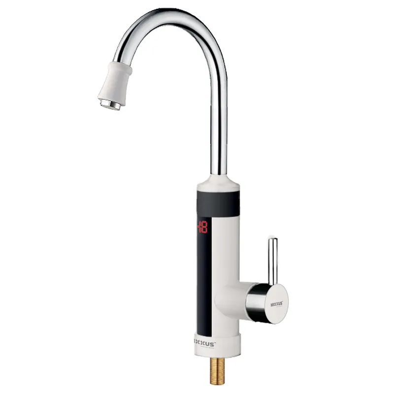 Водонагреватель проточный MIXXUS Electra 340-E с индикатором температуры Белый (OL-MI2751)