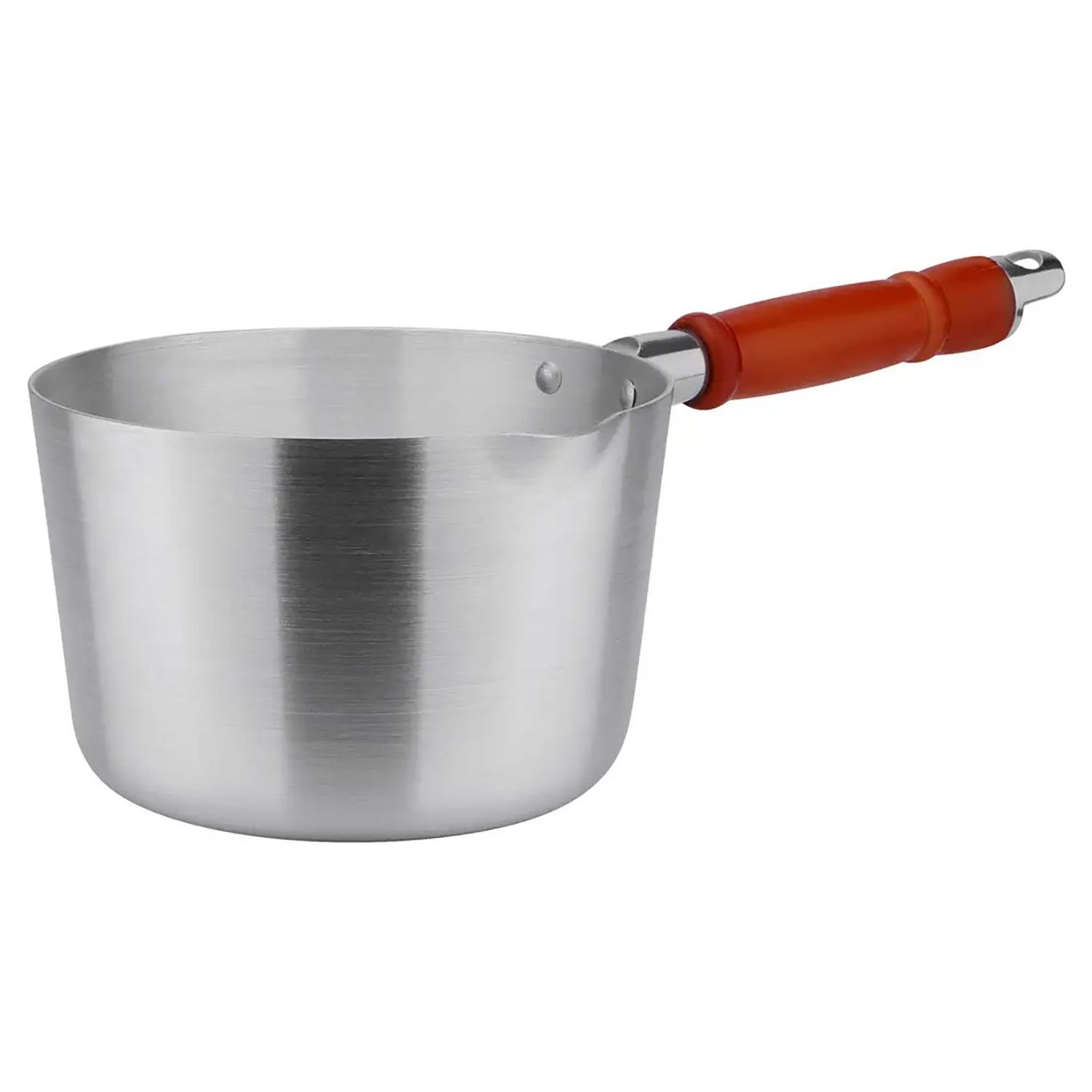 Ковш с деревянной ручкой Interos алюминиевый 2 л (87022) Ковш с деревянной ручкой Interos алюминиевый 2 л (87022)