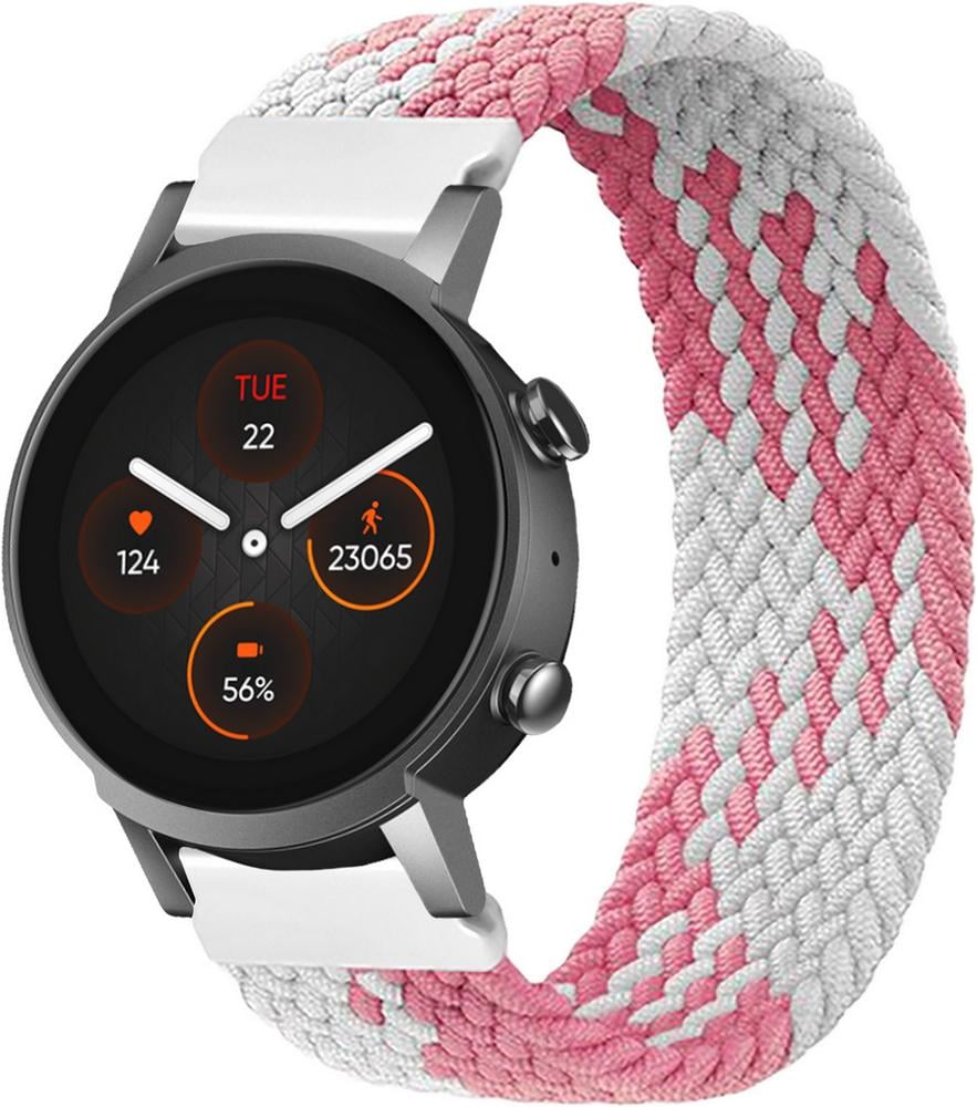 Ремінець Solo Loop Multi для Mobvoi TicWatch E3 (145 мм) Pink White (26770-52) Ремінець Solo Loop Multi для Mobvoi TicWatch E3 (145 мм) Pink White (26770-52)