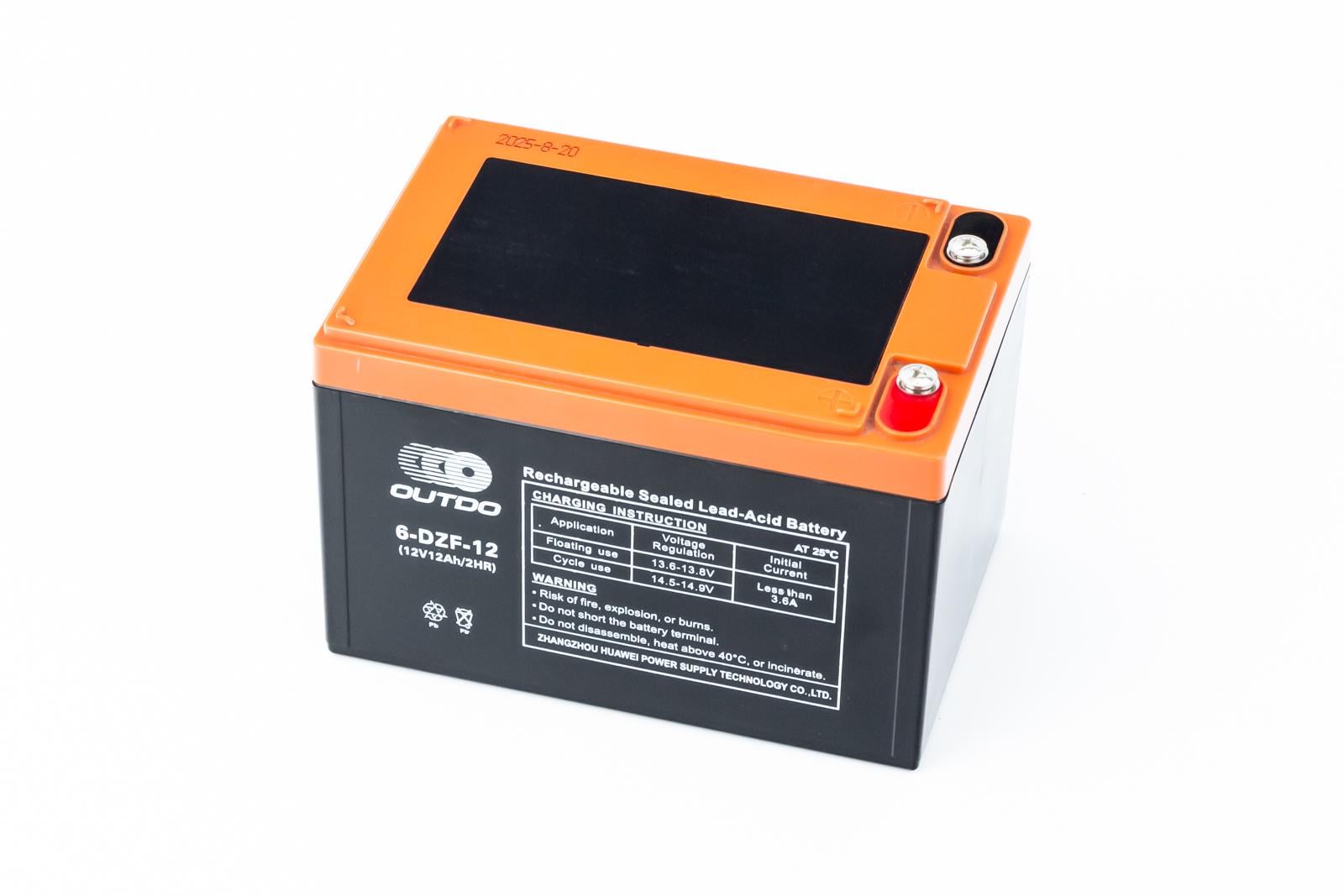 Аккумулятор 12V 12Ah 6DZM12 кислотный 150x101x99 мм (337284)