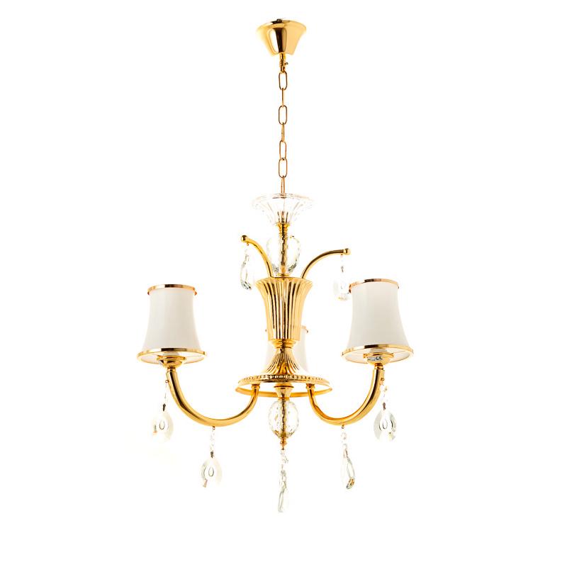 Люстра подвесная с абажурами Light House ES-15420/3/gold Золотой (9618)