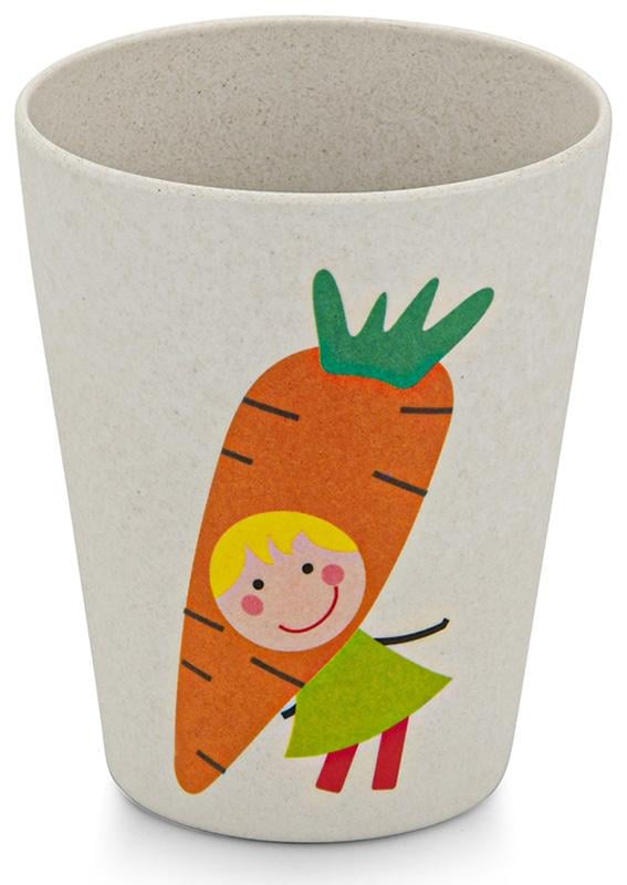 Стакан детский Fissman морковка из бамбукового волокна 300 мл Стакан детский Fissman морковка из бамбукового волокна 300 мл