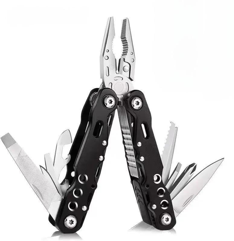 Мультитул складной Traveler MQ007D8G 15в1 10,5 см Черный (30835812)