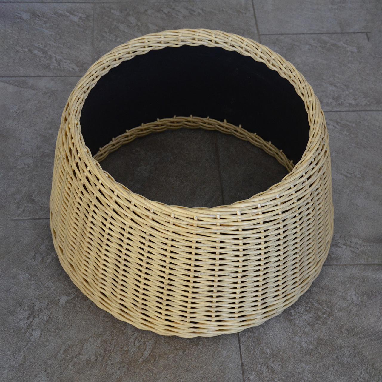 Подставка-юбка под елку плетеная из искусственного ротанга/ручной работы M Светлое дерево (23296059) - фото 4 Подставка-юбка под елку плетеная из искусственного ротанга/ручной работы M Светлое дерево (23296059) - фото 4