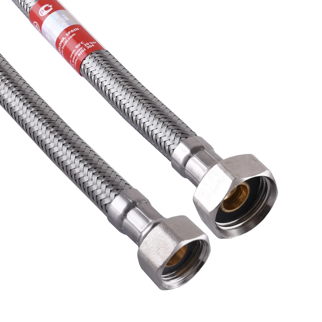 Шланг водяний TUCAI 3/8″x1/2″ ВВ 0,3 м TAQ HG-3812-300 200788 (01000079)