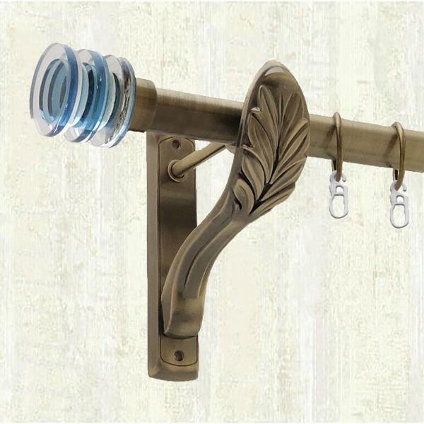 Карниз металевий Orvit Акварія однорядний 25 мм 300 см Антик (000-6367)