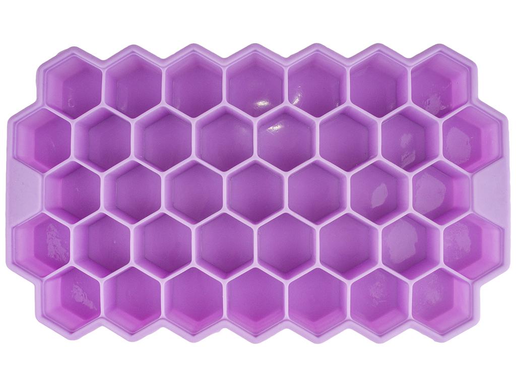 Форма для льда Stenson силиконовая 20х2,3х12 см Сиреневый (MMS-MH-3017)