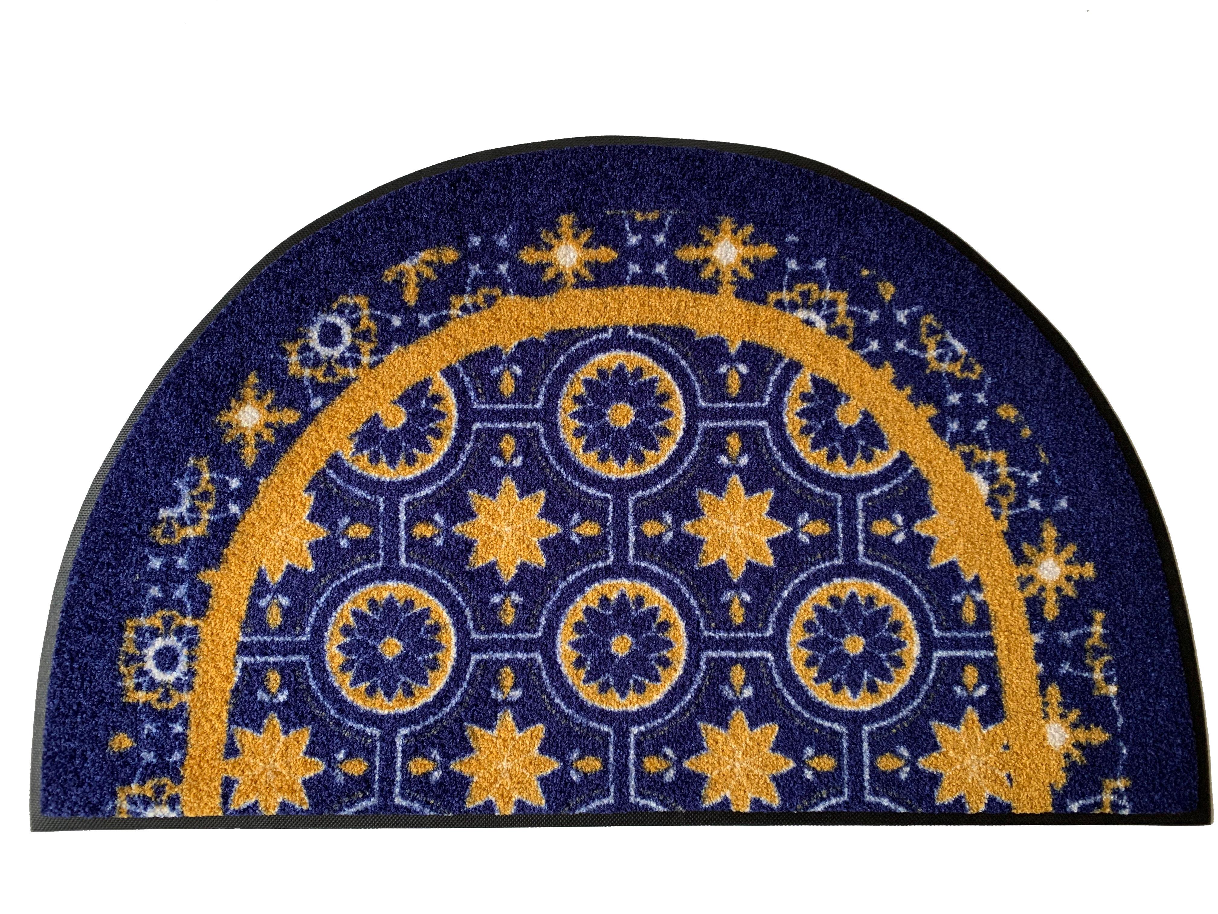 Брудозахисний килимок Kleen Tex Round Azulejo 50x85 см (050448)