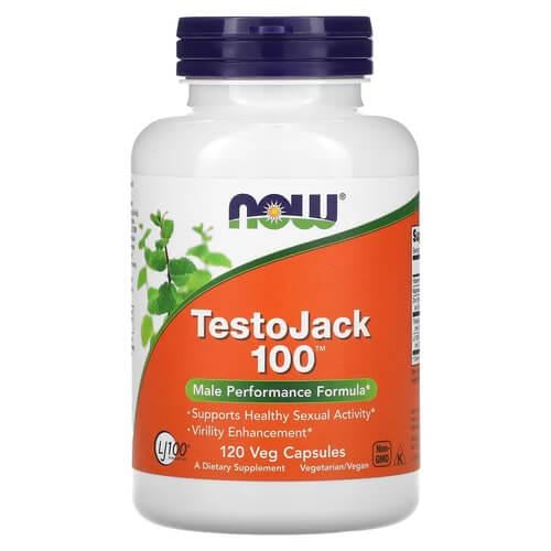 Трибулус NOW TestoJack 100 120 Veg Capsules (NOW-02138)
