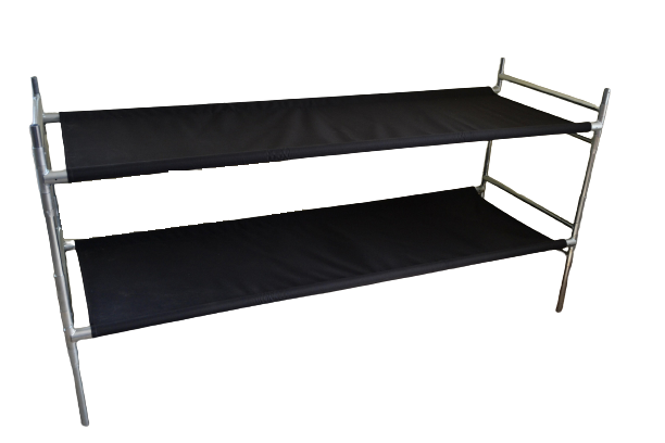 Кровать двухъярусная раскладная АТОН КПР-2 с тканевым лежаком