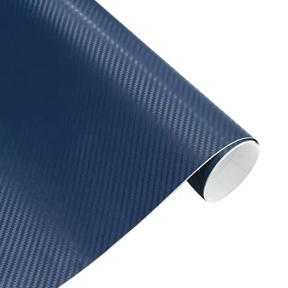 Плівка карбонова 3D 80×150 см Синій (SK-0114)