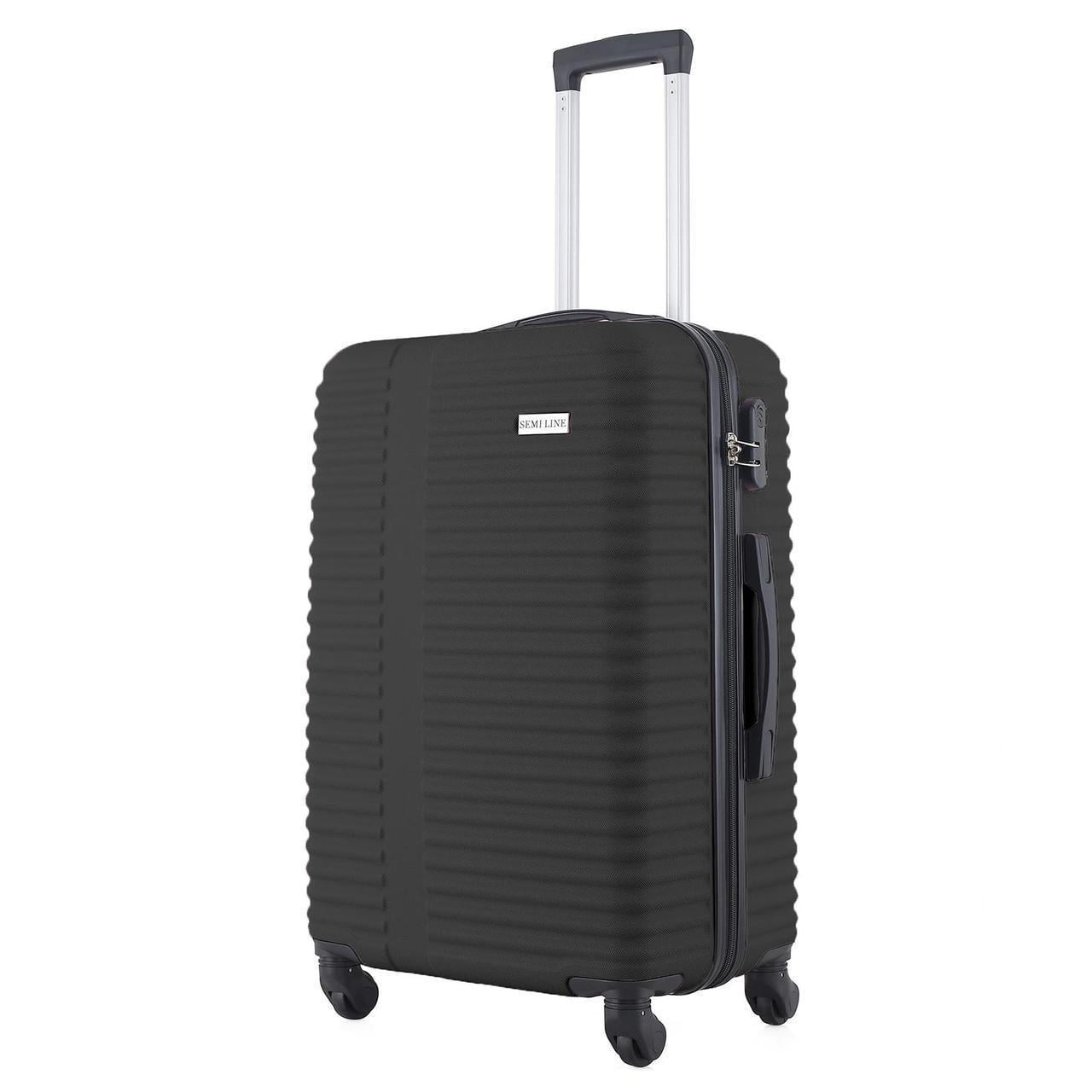 Валіза SEMI LINE 20" S Black (T5647-2)