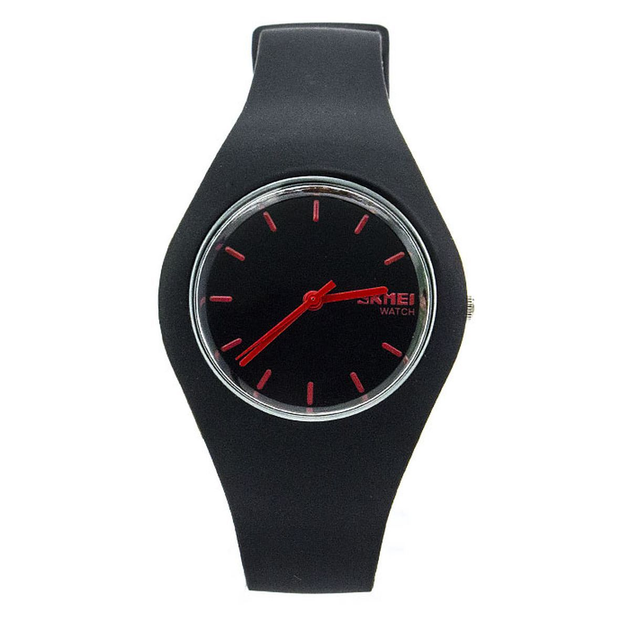 Годинники наручні жіночі Skmei 9068 Black Red (17113)