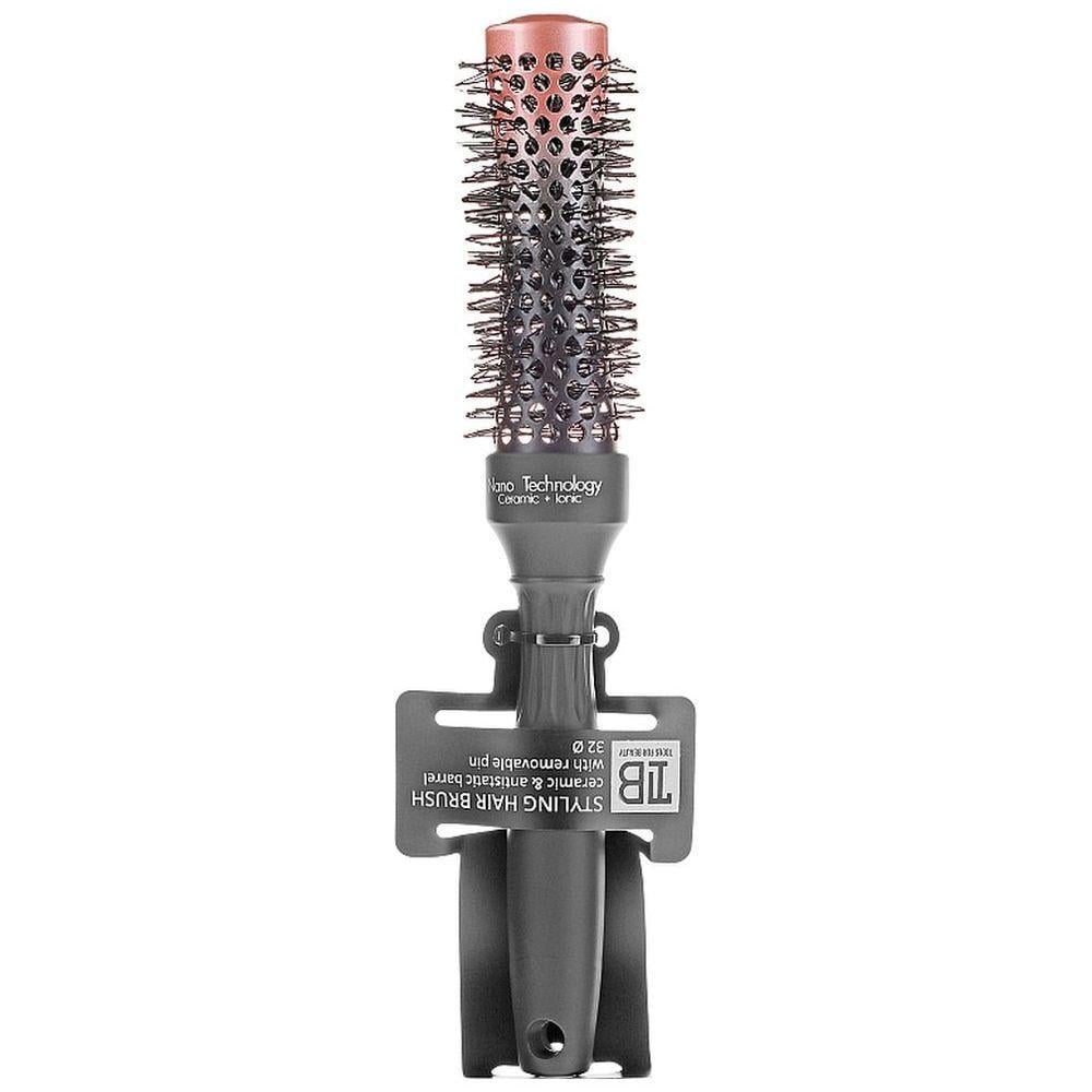 Щетка для волос керамическая Lussoni Concave Styling Hair Brush круглая вогнутая 32 мм (5903018916781)