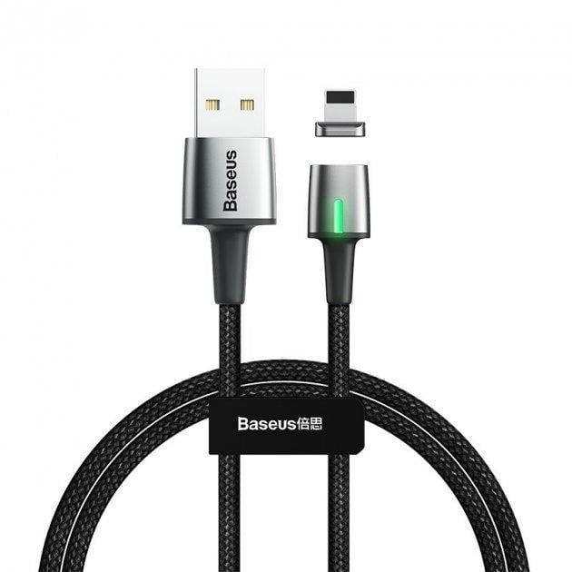 Кабель магнитный Baseus Lightning Fast Charge для iPhone/iPad Black (1505315170)