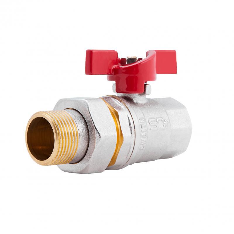 Кран кульовий Американка SD Plus ВЗ прямий 1" (SD220W25)