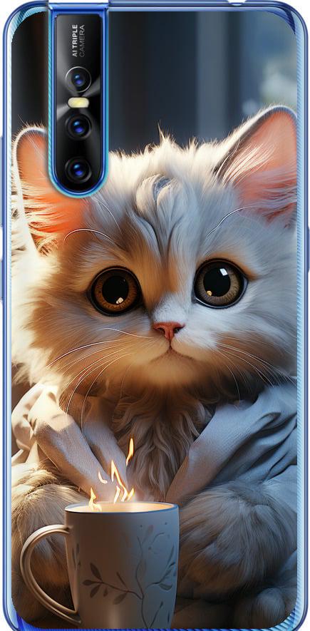 Чехол на Vivo V15 pro White cat (5646u-1763-42517)