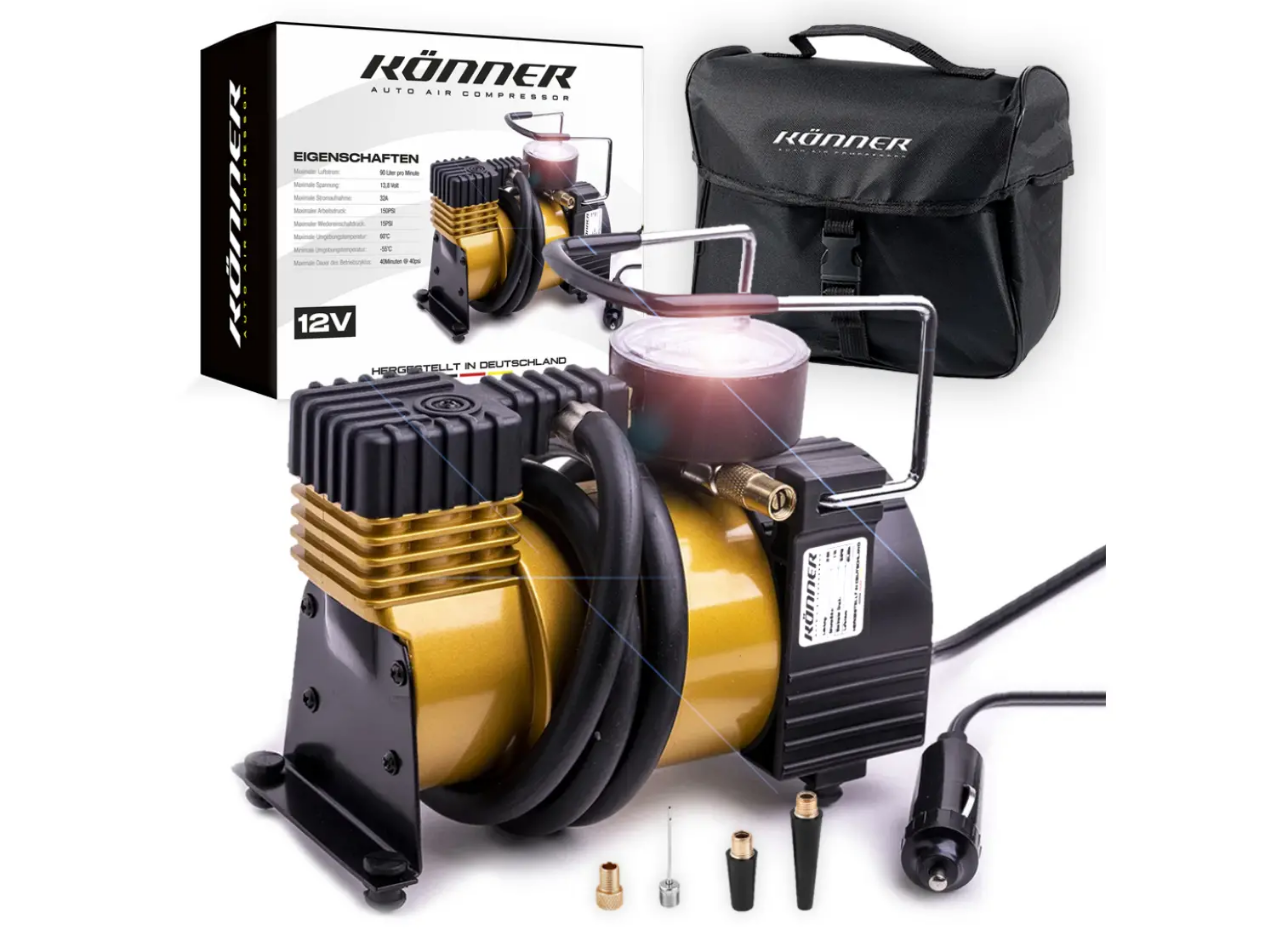 Компресcор автомобильный KONNER 40 FT для накачки колес (23762138) - фото 2