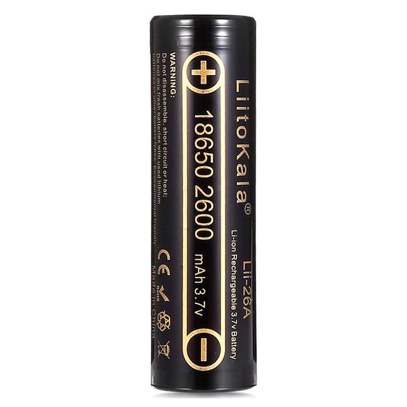Аккумулятор 18650 LiitoKala Lii-26A 2600mAh (2680961539)