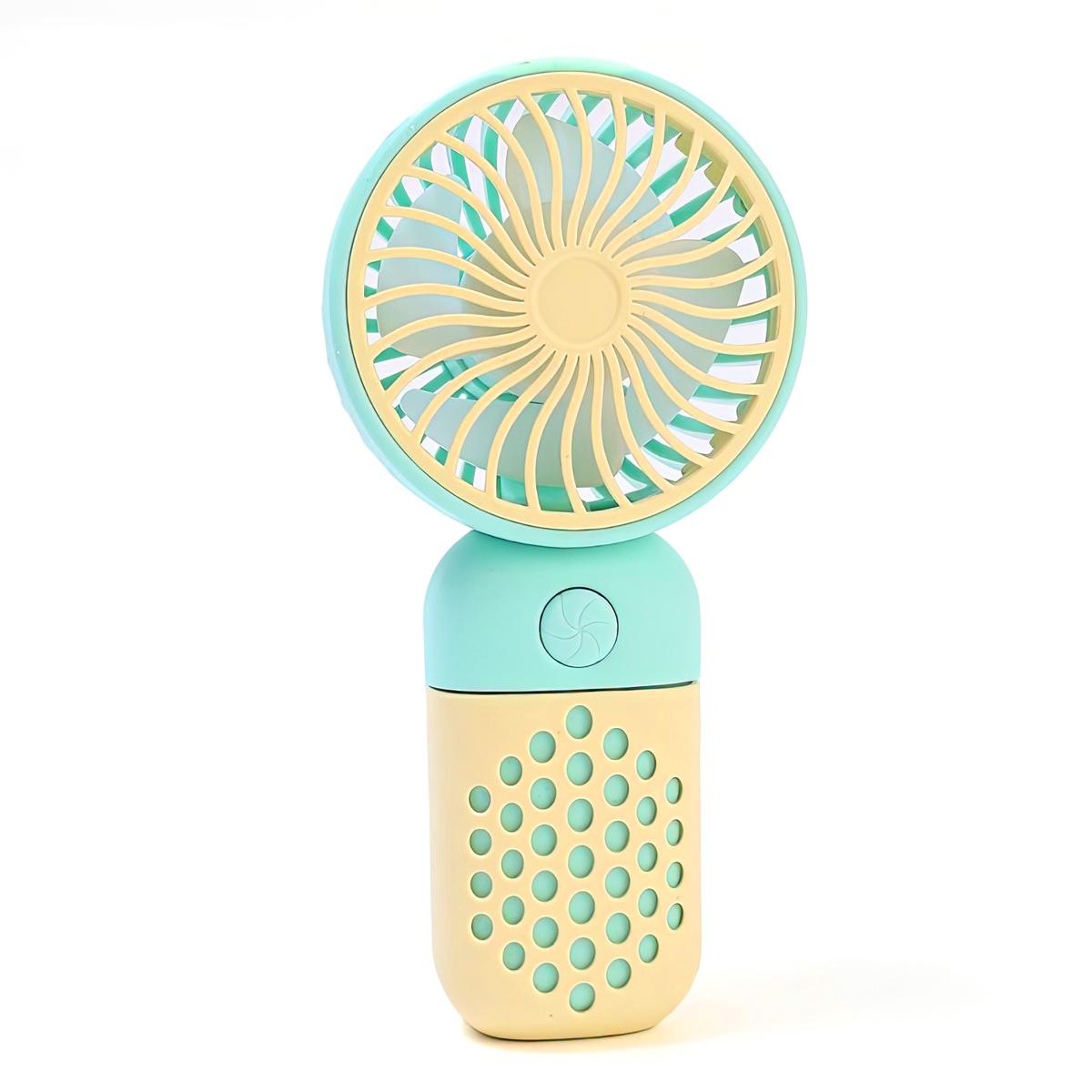 Вентилятор аккумуляторный Mini Fan Z8 Бирюзово-бежевый (1010108-Other-4)