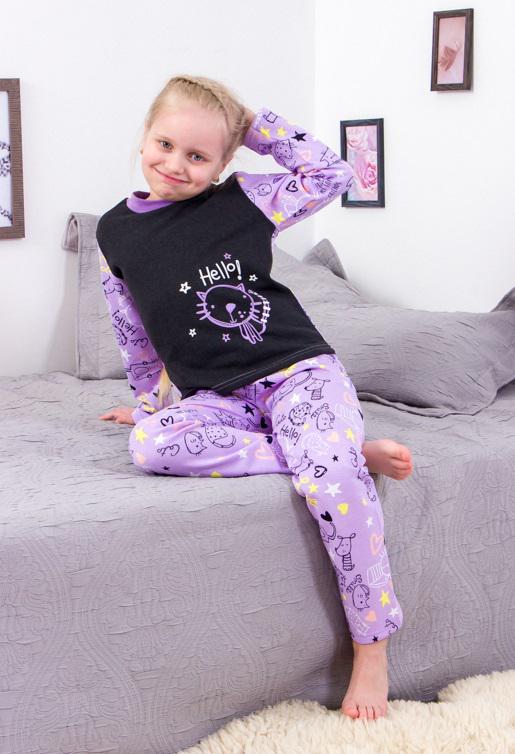 Пижама для девочки Носи свое 122 см Фиолетовый (6076-024-33-5-Н-v3)