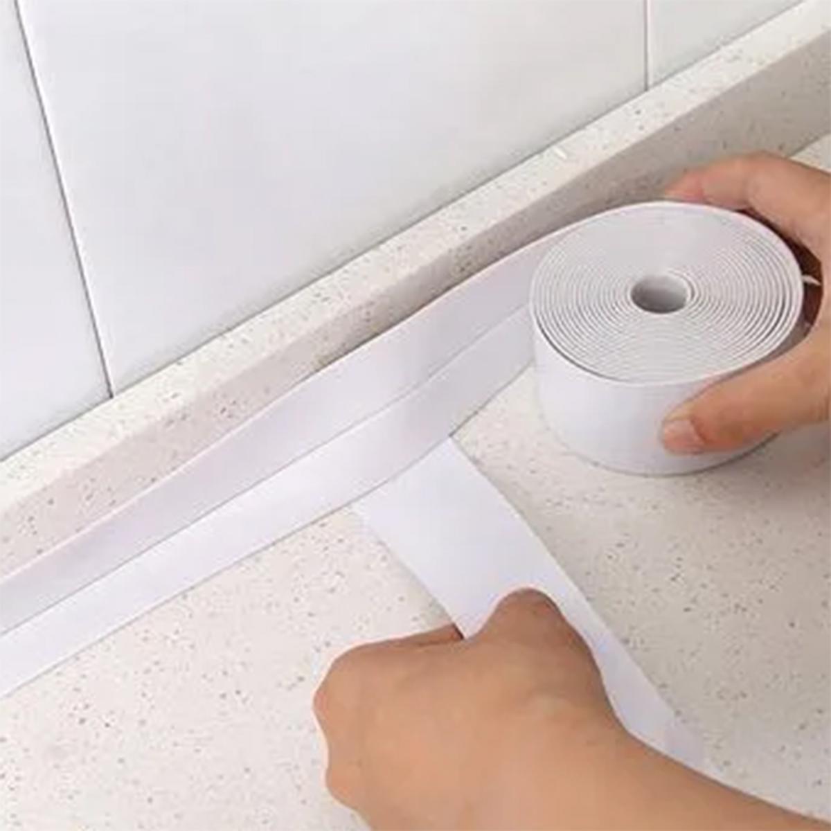 Самоклеящаяся бордюрная лента-изолятор Waterproof Tape 3,8 см х 3 м (00000037760) - фото 3