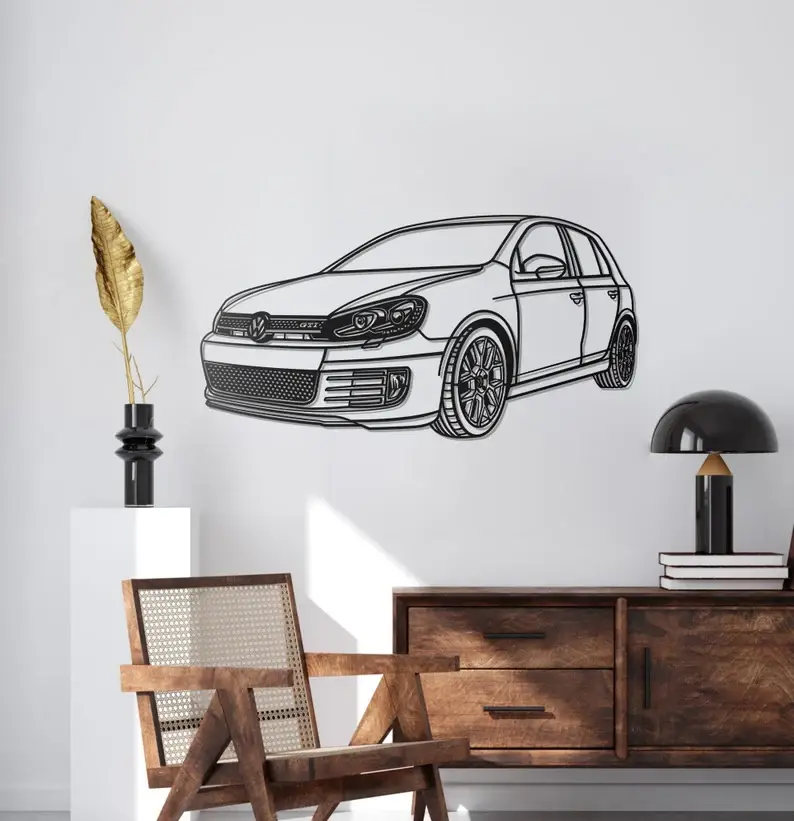 Панно декоративне VW Golf 6 GTI 100 см (003-125)