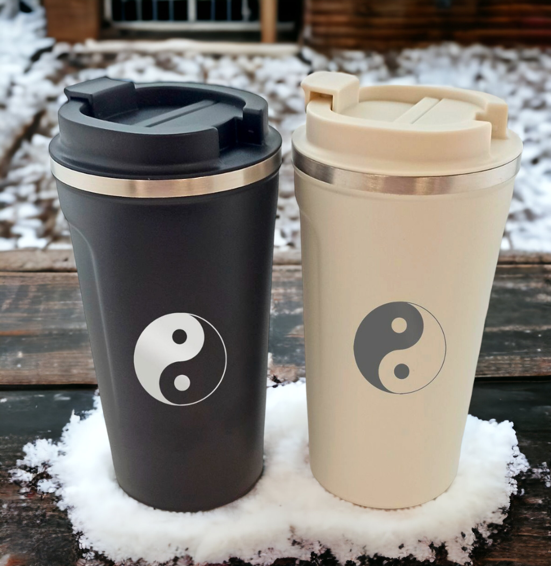 Термокружки LASERMARK с гравировкой Инь и Ян 500 мл 2 шт. (КОМ041)