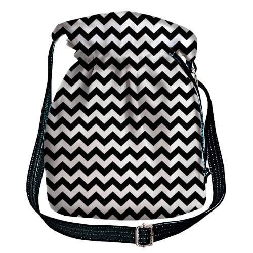 Сумка мешок женская Presentville Torba Зигзаг (TOR CAS041 BL)