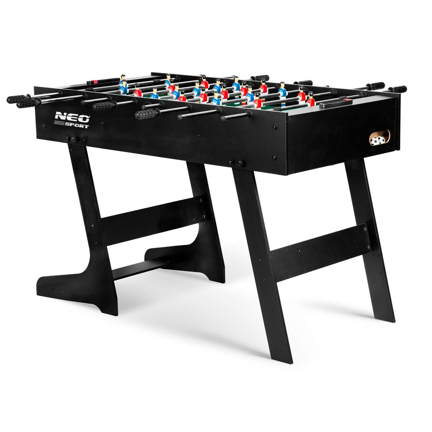 Настольный футбол NEO-SPORT NS-803 121х61х80 см Черный (430293)