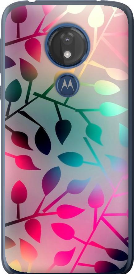 Чехол на Motorola Moto G7 Power Листья (2235u-1657-42517)