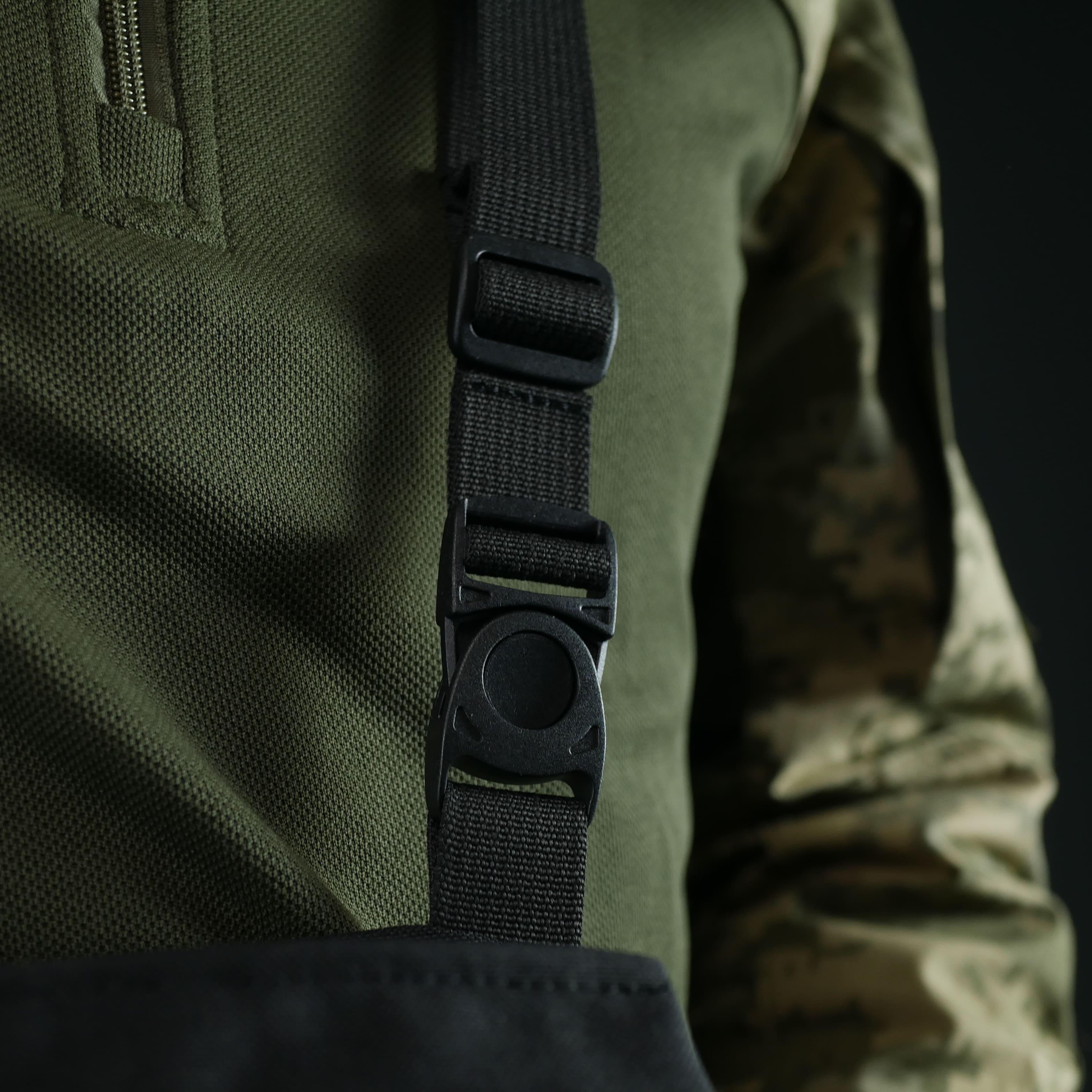 Сумка чоловіча через плече Чорний - фото 16