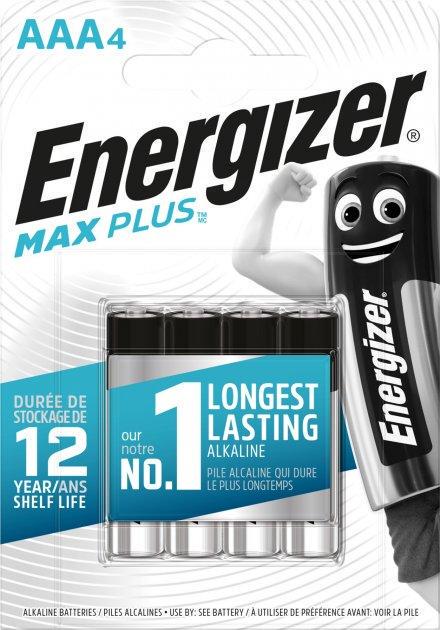 Батарейки Energizer AAA/LR03 Max Plus 4 шт. (1707940394)