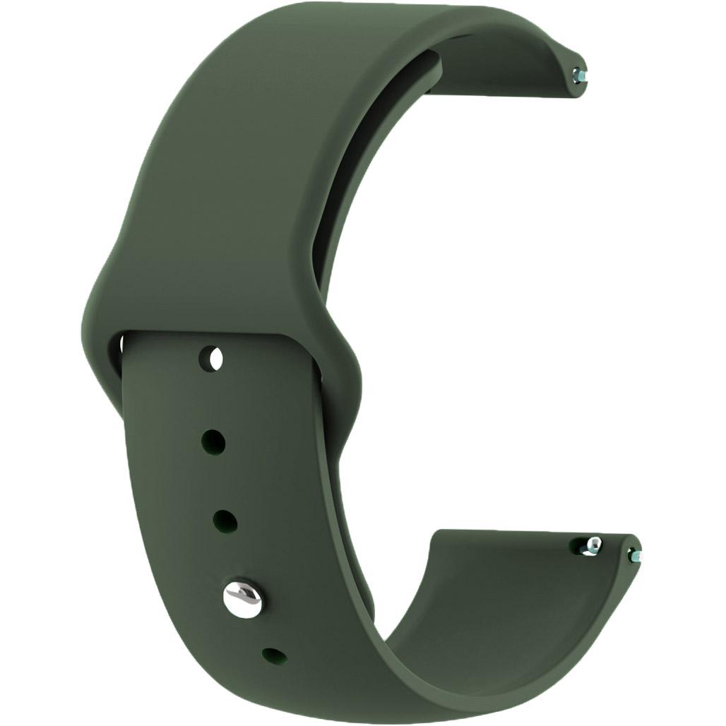 Ремешок универсальный Silicone Band для Samsung Watch 22 мм Pine Green