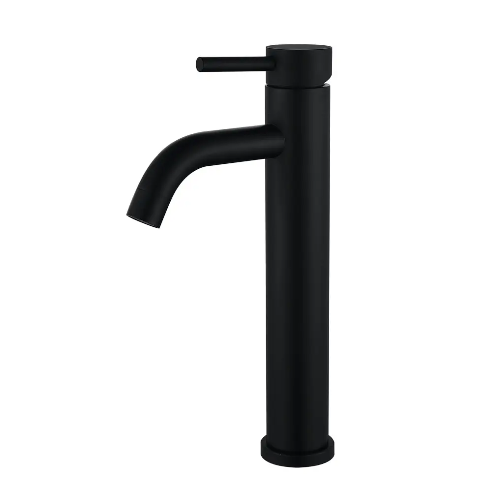 Смеситель для умывальника Wezer EKO11C-01-BLACK высокий (1044066)