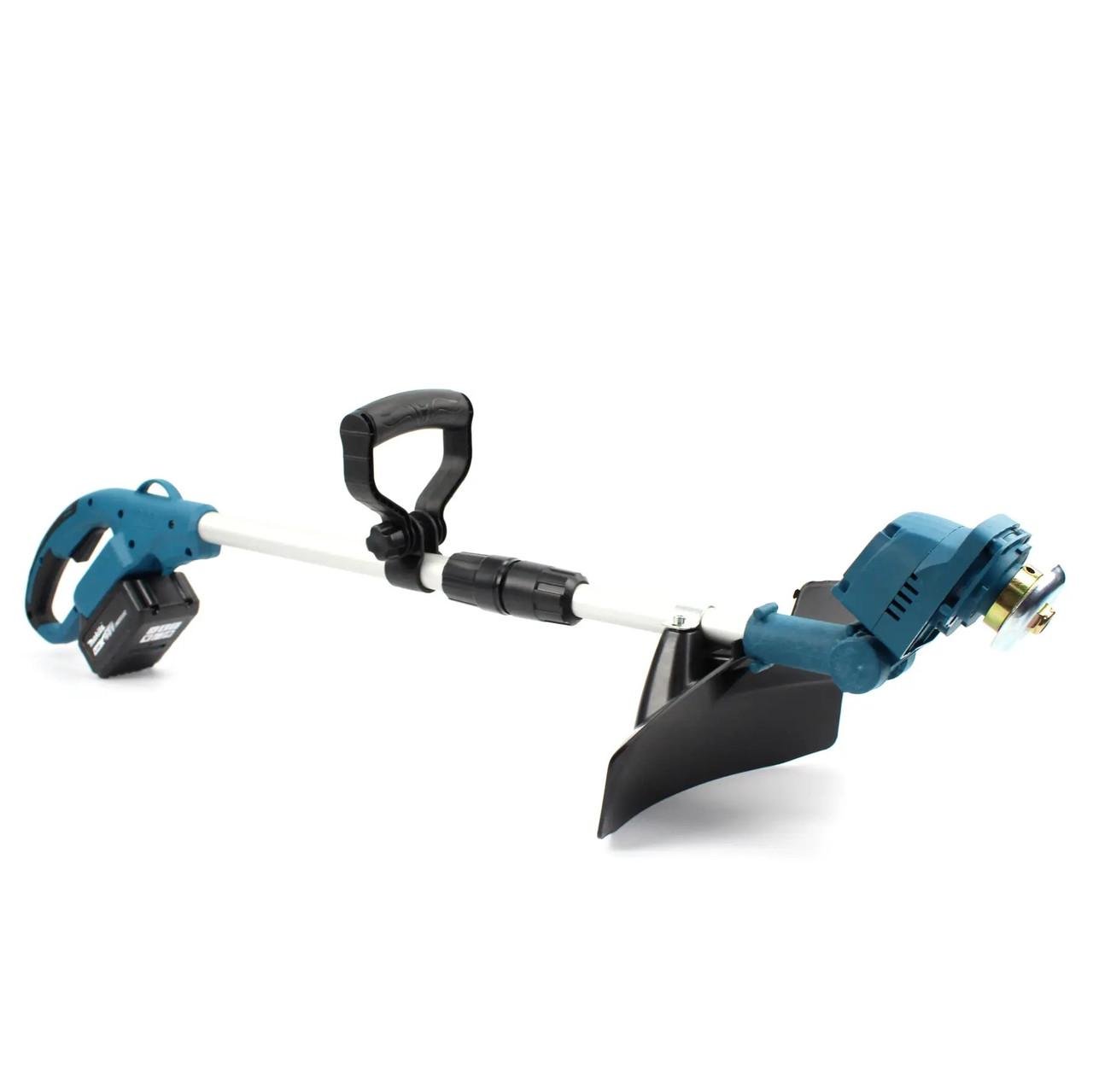 Тример безщітковий для трави з ліскою та ножем THO 48 V акумуляторний з 2 акумуляторами та телескопічною рукояткою - фото 4 Тример безщітковий для трави з ліскою та ножем THO 48 V акумуляторний з 2 акумуляторами та телескопічною рукояткою - фото 4