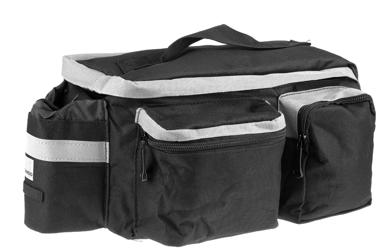 Велосумка 14024 Sahoo на багажник 28x16 x14 см Чорний (6920636710538)