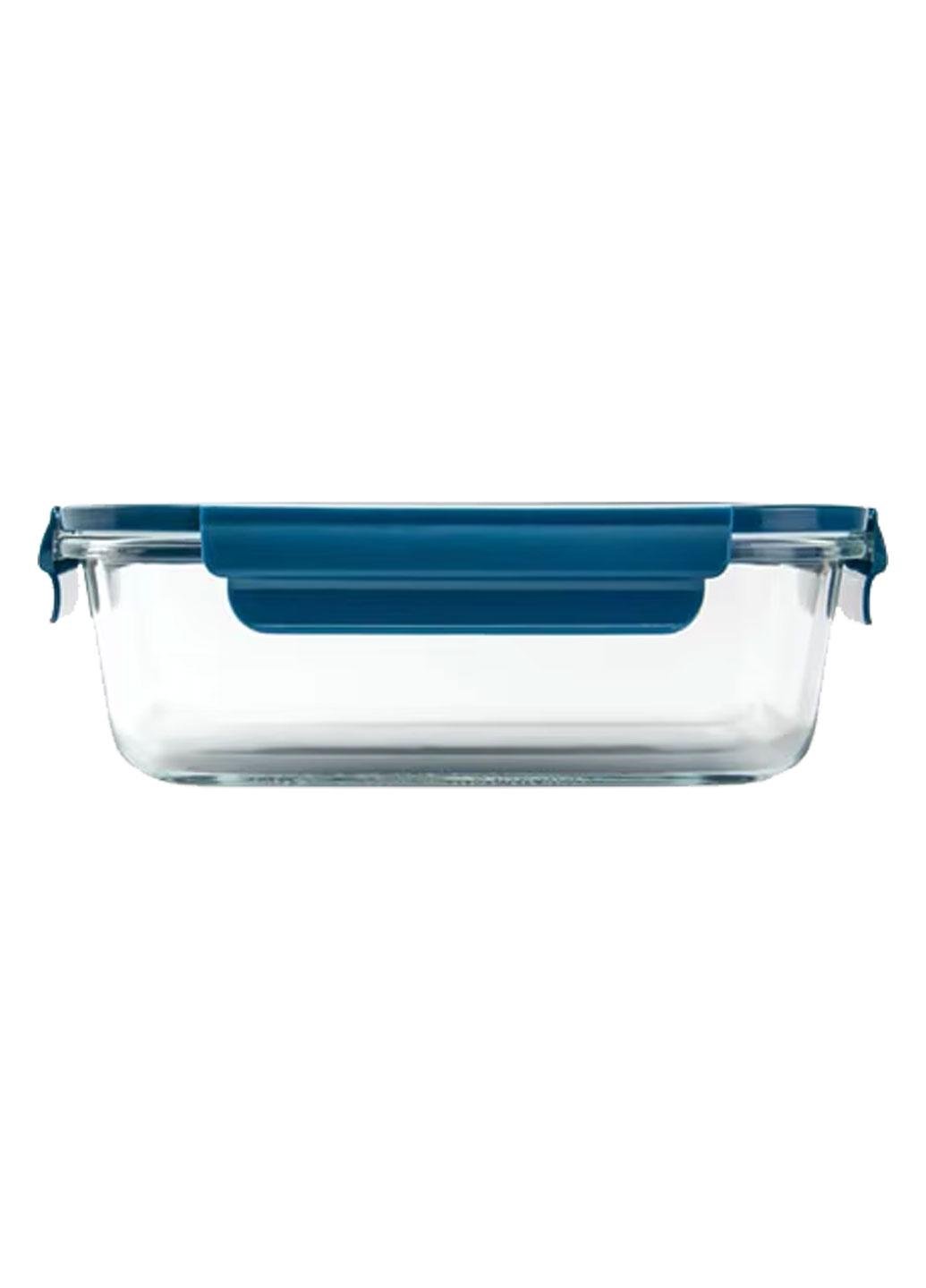 Ланч-бокс скляний Yolco Glass Lock 20213-01 на одну секцію з кришкою 1040 мл