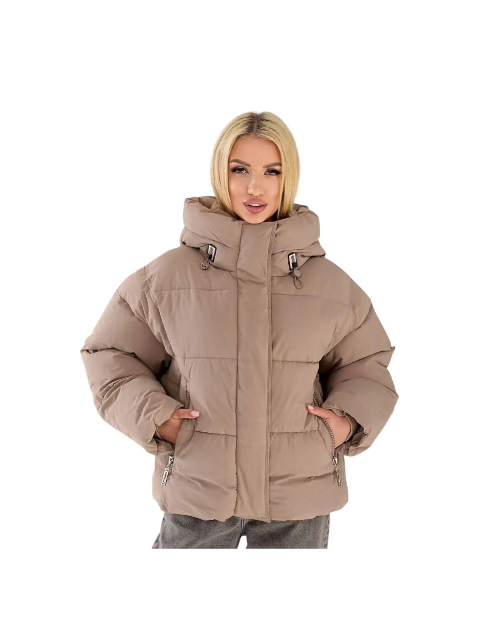 Куртка женская зимняя до -30°С L-XL Бежевый (OV-8157BE-L-XL)